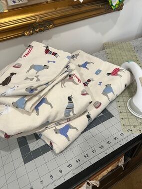 Flannel Twin Bed Sheet Set, 100% Cotton Fabric